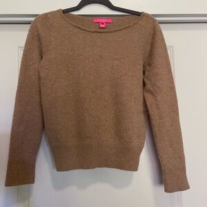 Lilly Pulitzer Tan Crew Neck Sweater